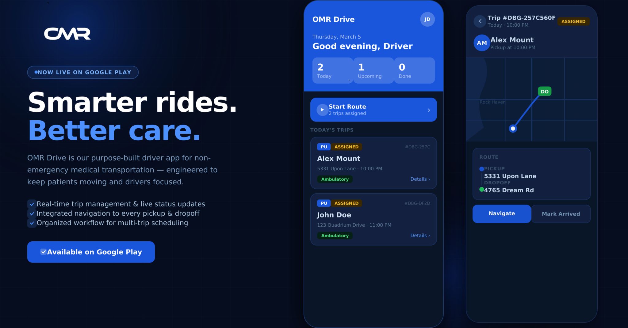 Introducing OMR Drive — purpose-built technology for our team and members.